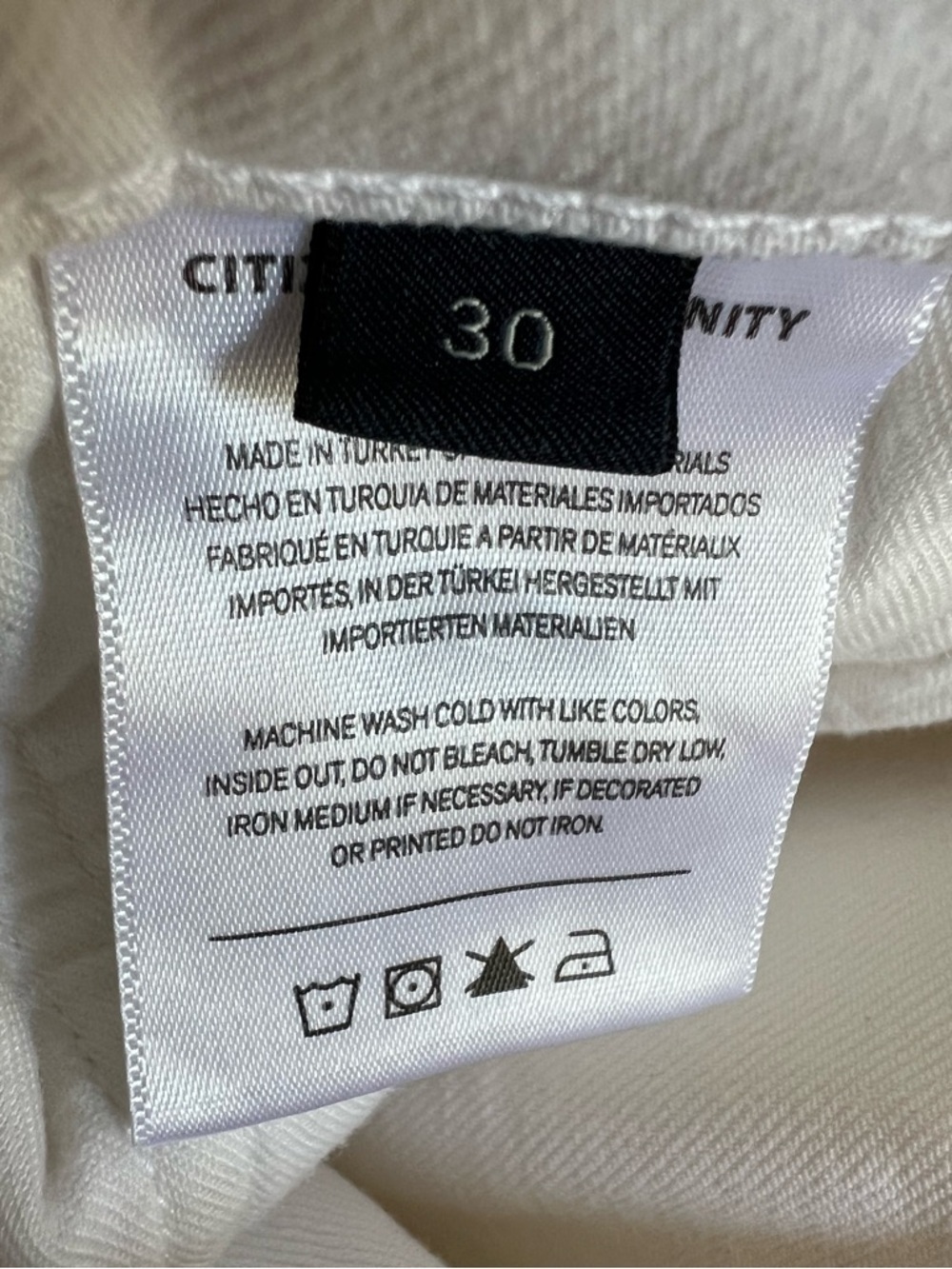 Citizens of Humanity Daphne Crop White 30 Premium Vintage Denim - Picture 14 of 15